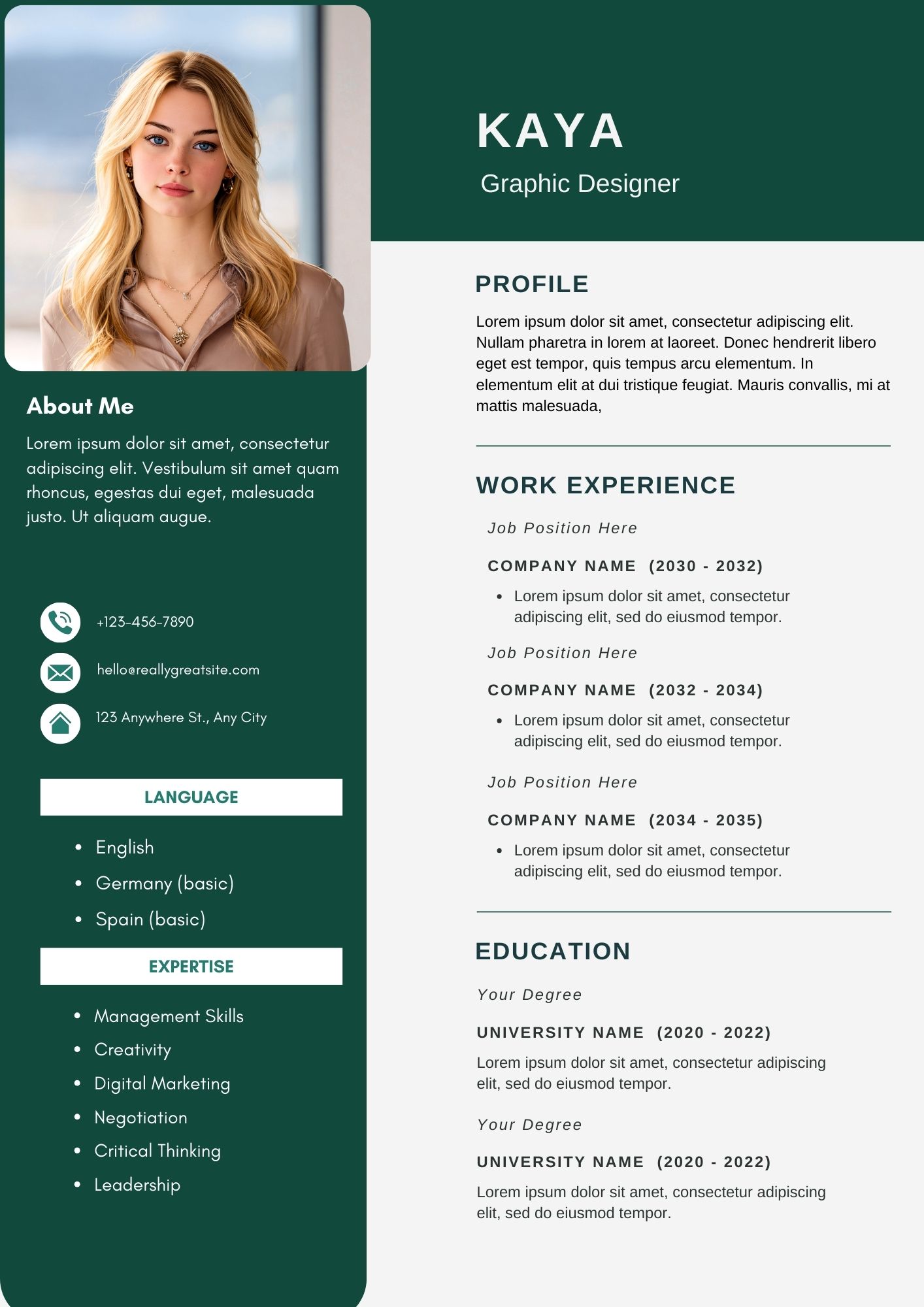 Premium Professional Resume Templates for Canva Pro – 3 Resumes + Cover Letters - Image 3
