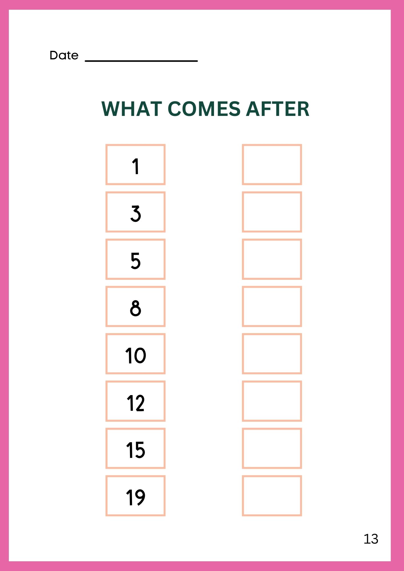 Play with Numbers 1–20 – Kindergarten Numbers Workbook for Counting & Early Math Skills - Image 3