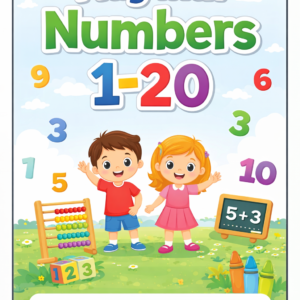 Play with Numbers 1–20 – Kindergarten Numbers Workbook for Counting & Early Math Skills