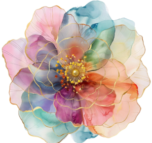 9 high-resolution watercolor flower clipart PNG designs with transparent backgrounds