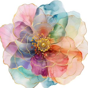 Watercolor Flower Clipart PNG – 10 High-Resolution Floral Designs